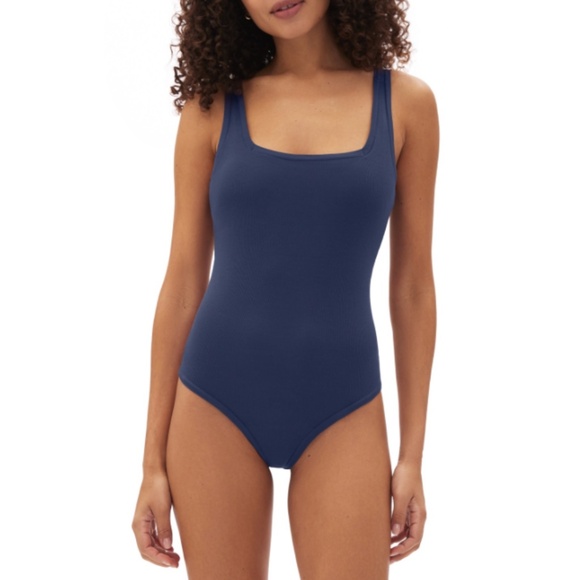 GAP GapBody Women S Logo Comfort Thong Bodysuit Elysian - Picture 1 of 2